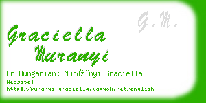 graciella muranyi business card